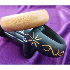 WOODEN Bracelets Set of 2